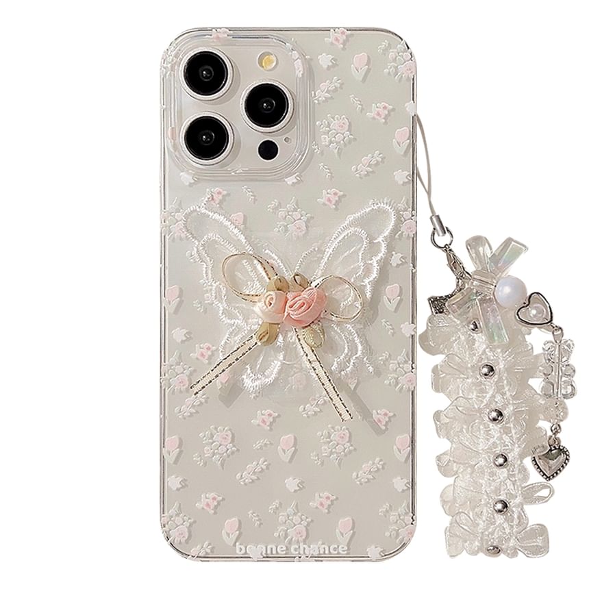 / Butterfly Phone Set Case Charm FashionChic