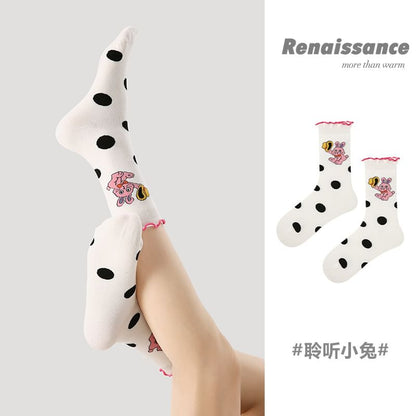 Rabbit Dotted Socks SpreePicky