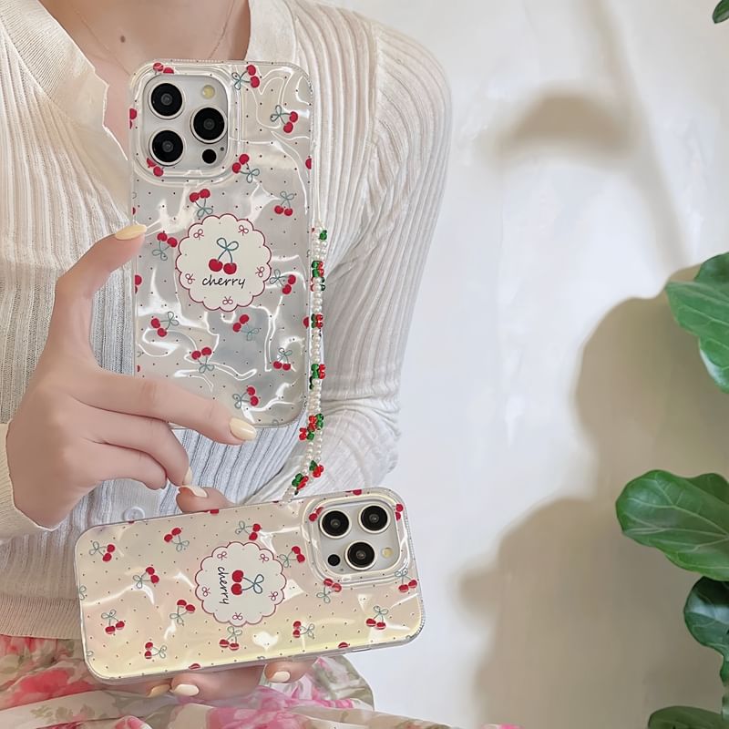 Cherry Phone Case - iPhone 15 Pro Max / 15 Pro / 15 / 14 Pro Max / 14 Pro / 14 / 13 Pro Max / 13 Pro / 13 / 12 Pro Max / 12 / 11 SpreePicky