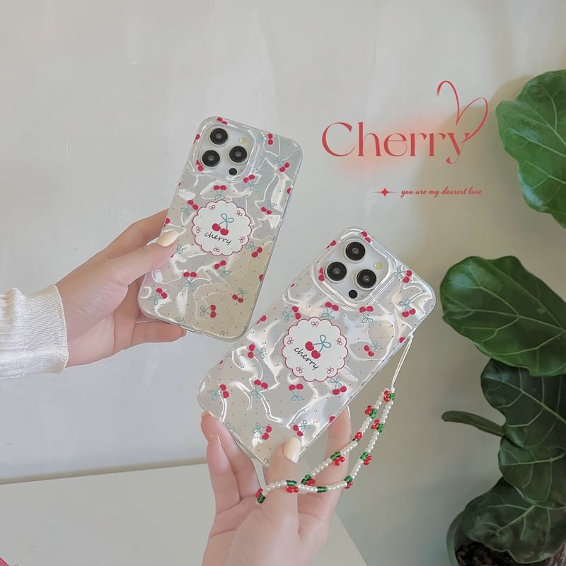 Cherry Phone Case - iPhone 15 Pro Max / 15 Pro / 15 / 14 Pro Max / 14 Pro / 14 / 13 Pro Max / 13 Pro / 13 / 12 Pro Max / 12 / 11 SpreePicky