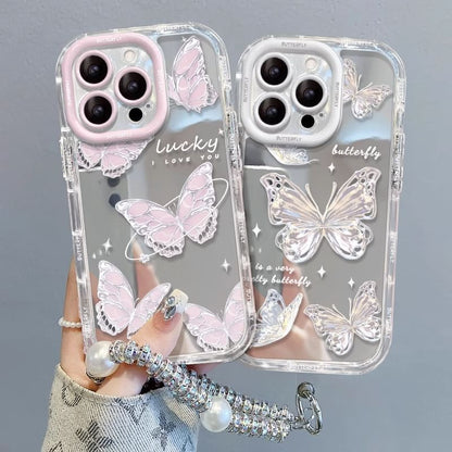 Butterfly Phone Case - iPhone 15 Pro Max / 15 Pro / 15 / 14 Pro Max / 14 Pro / 14 / 13 Pro Max / 13 Pro / 13 / 12 Pro Max / 12 / 11 SpreePicky