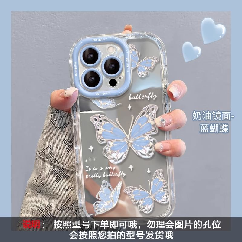 Butterfly Phone Case - iPhone 15 Pro Max / 15 Pro / 15 / 14 Pro Max / 14 Pro / 14 / 13 Pro Max / 13 Pro / 13 / 12 Pro Max / 12 / 11 SpreePicky