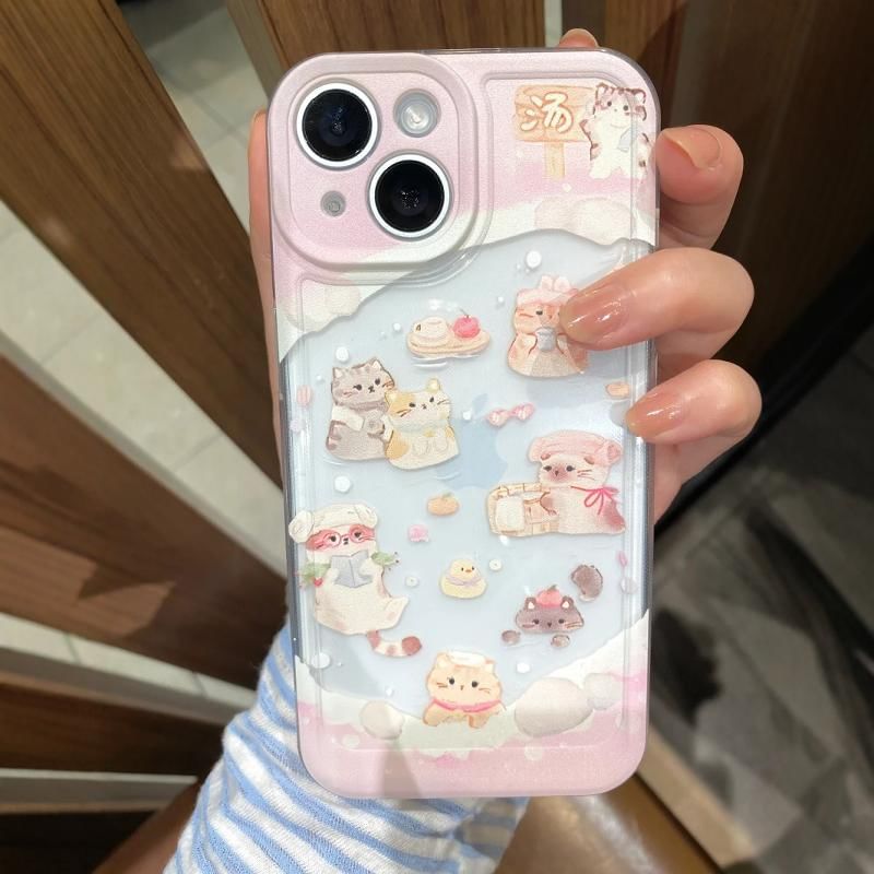 Cat Phone Case - iPhone 15 Pro Max / 15 Pro / 15 / 14 Pro Max / 14 Pro / 14 / 13 Pro Max / 13 Pro / 13 / 12 Pro Max / 12 / 11 SpreePicky