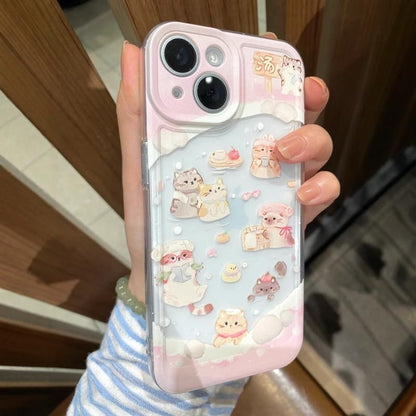 Cat Phone Case - iPhone 15 Pro Max / 15 Pro / 15 / 14 Pro Max / 14 Pro / 14 / 13 Pro Max / 13 Pro / 13 / 12 Pro Max / 12 / 11 SpreePicky