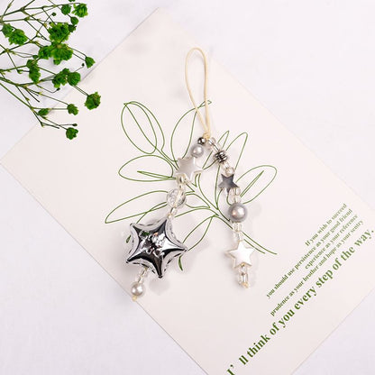 Star Faux Pearl Acrylic Phone Charm SpreePicky