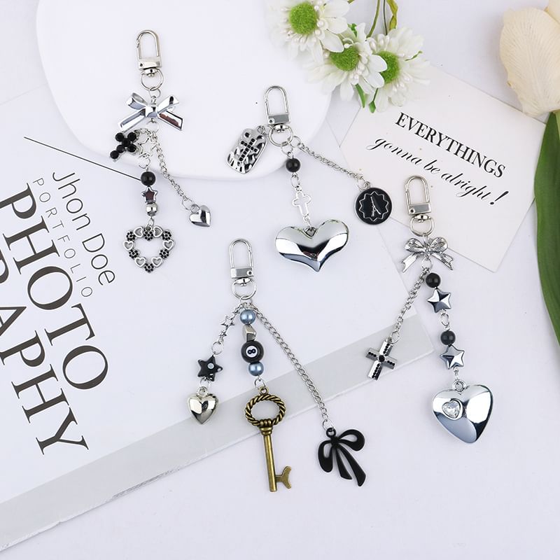 Alloy Bag Charm Keyring (Various Designs) SpreePicky