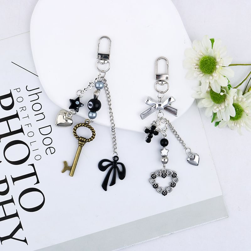 Alloy Bag Charm Keyring (Various Designs) SpreePicky