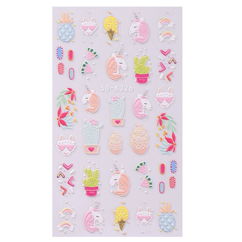 Donut Nail Art Stickers SpreePicky