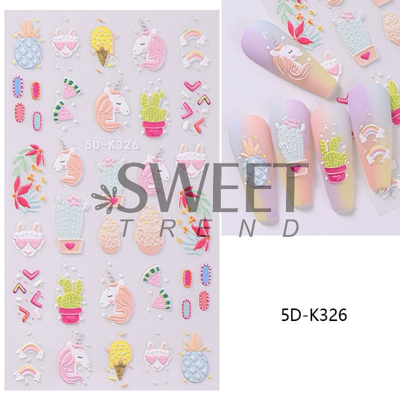 Donut Nail Art Stickers SpreePicky