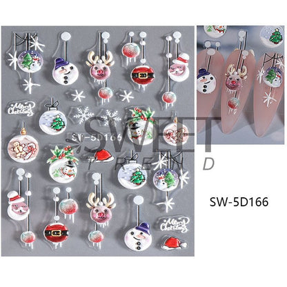 Christmas Nail Art Stickers SpreePicky