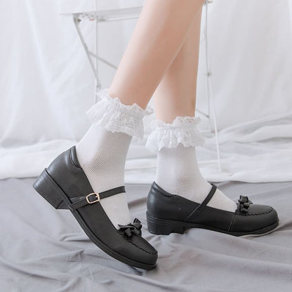 Lace Ruffle Socks SpreePicky