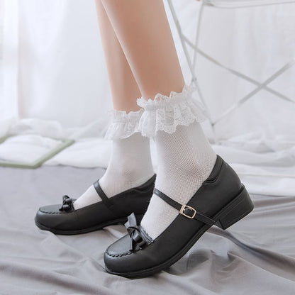 Lace Ruffle Socks SpreePicky