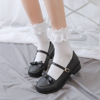 Lace Ruffle Socks SpreePicky