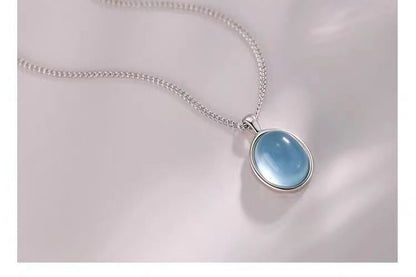 Sterling Silver Gemstone Necklace SpreePicky