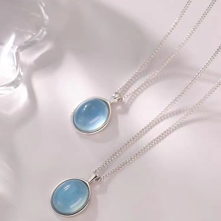 Sterling Silver Gemstone Necklace SpreePicky