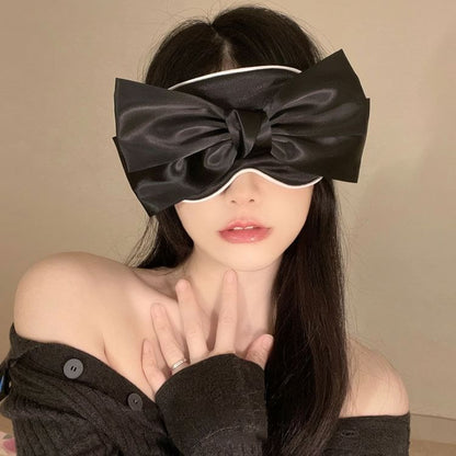 Bow Fabric Sleeping Eye Mask SpreePicky