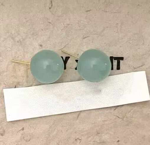 Acrylic Earring Ball Stud FashionChic
