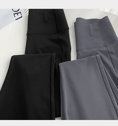 Plain Flare Yoga Pants SpreePicky