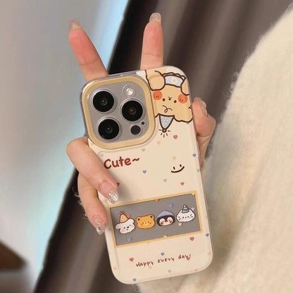 Bear Phone Case - iPhone 15 Pro Max / 15 Pro / 15 Plus / 15 / 14 Pro Max / 14 Pro / 14 Plus / 14 / 13 Pro Max / 13 Pro / 13 / 13 mini / 12 Pro Max / 12 Pro / 12 / 12 mini / 11 Pro Max / 11 Pro / 11 SpreePicky