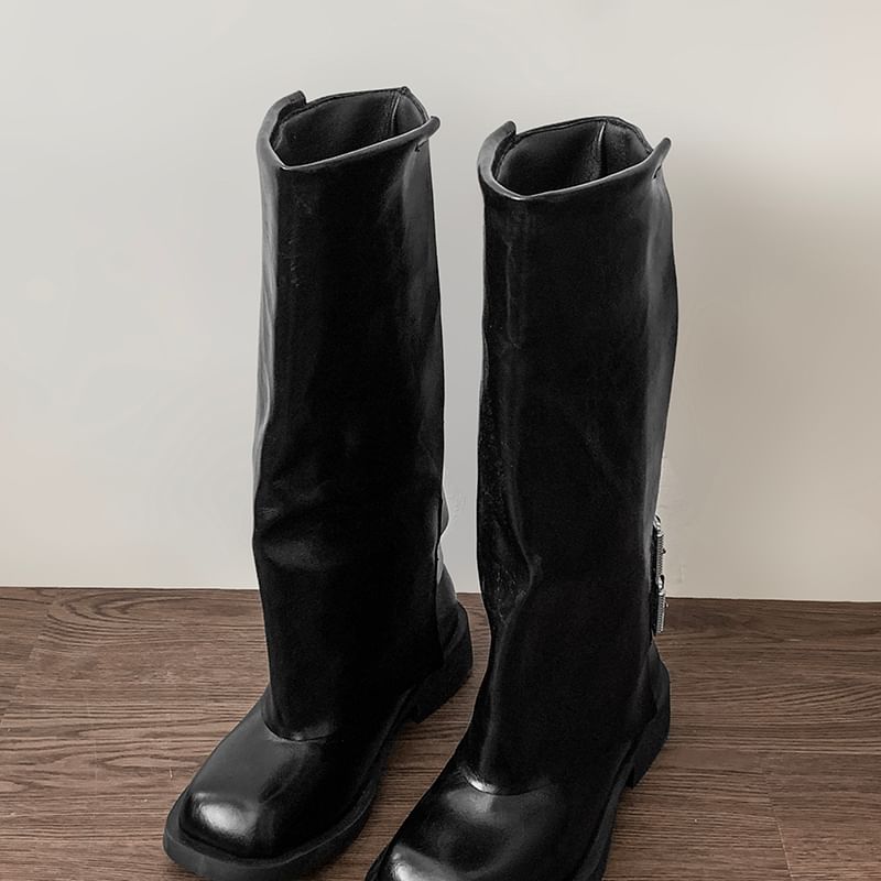 Faux Leather Buckled Boots (Various Designs) mySite