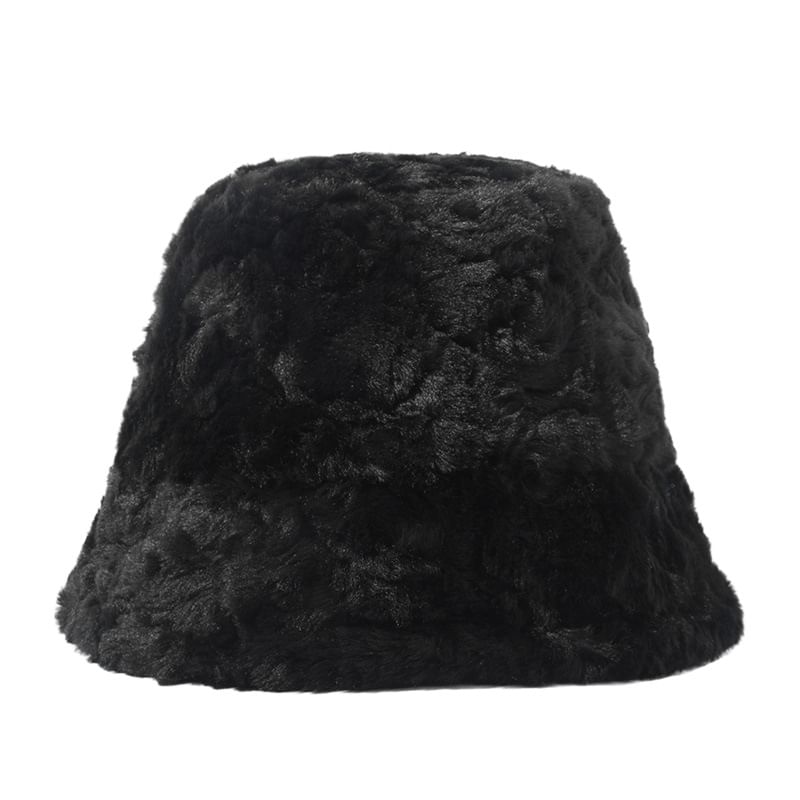 Faux Shearling Bucket Hat SpreePicky