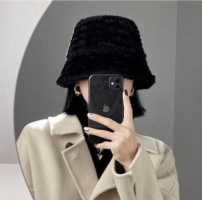 Faux Shearling Bucket Hat SpreePicky