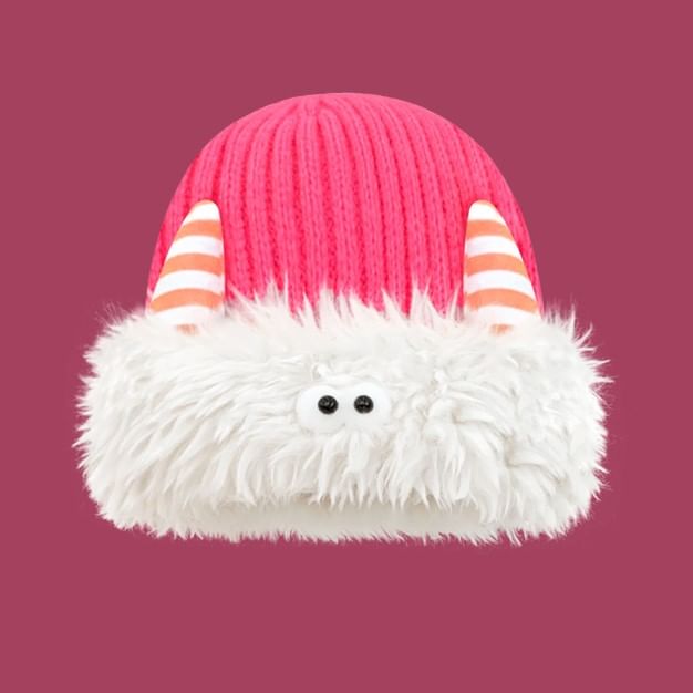 Monster Chenille Knit Beanie SpreePicky