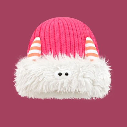 Monster Chenille Knit Beanie SpreePicky