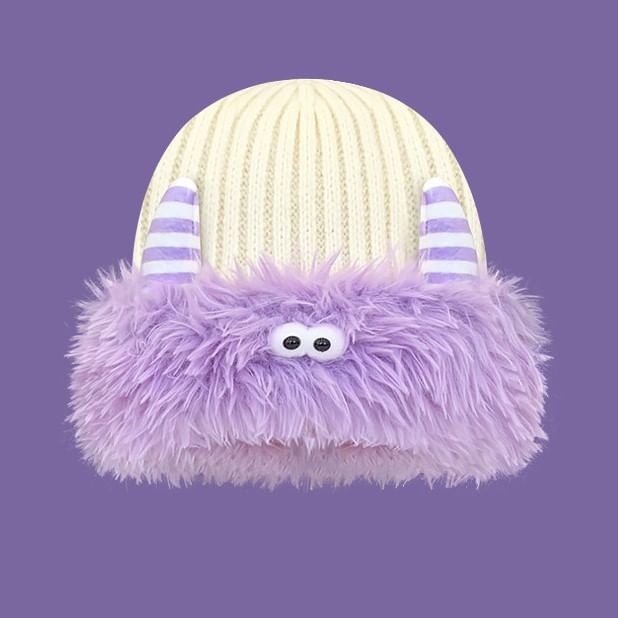 Monster Chenille Knit Beanie SpreePicky