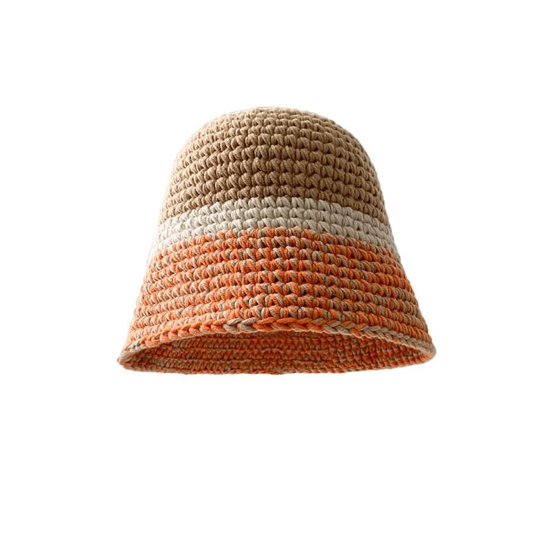 Panel Knit Bucket Hat SpreePicky