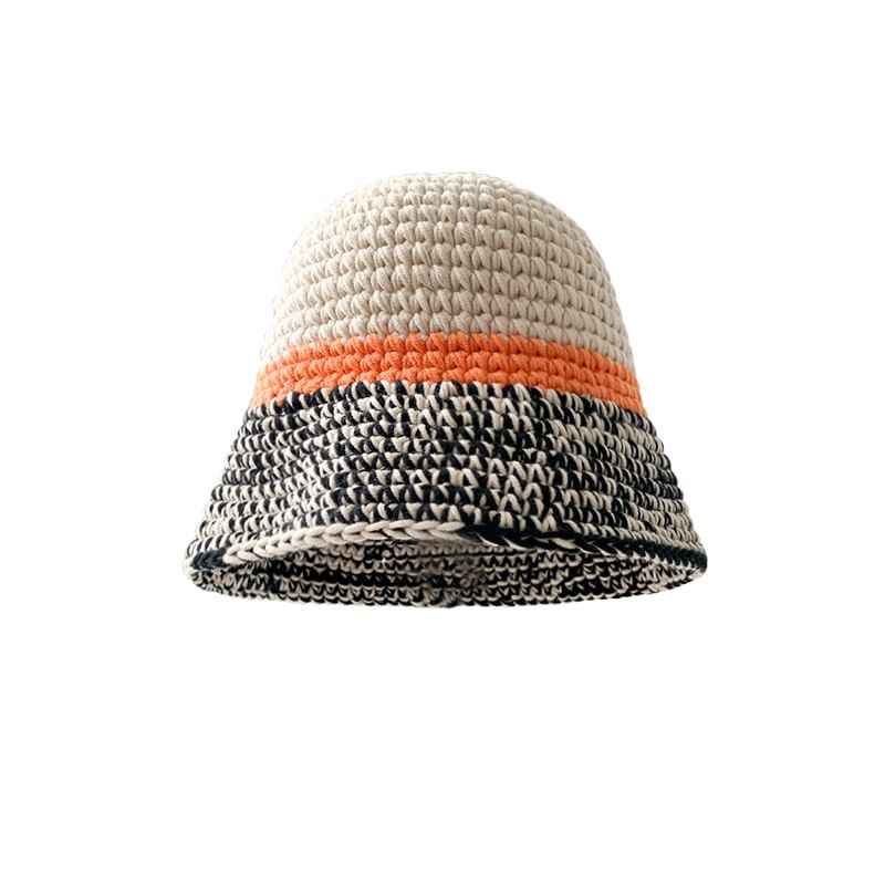 Panel Knit Bucket Hat SpreePicky