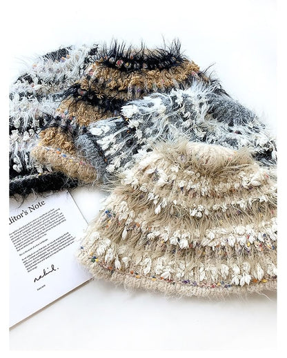 Chenille Knit Beanie SpreePicky