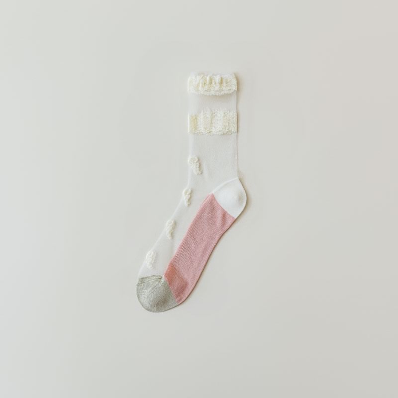 Print Sheer Socks SpreePicky