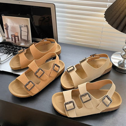 Platform Buckled Sandals SpreePicky