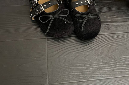 Platform Bow Mary Jane Mules SpreePicky