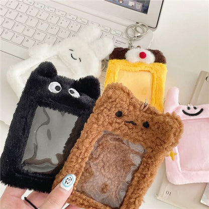 Animal Chenille Card Holder Bag Charm (Various Designs) SpreePicky