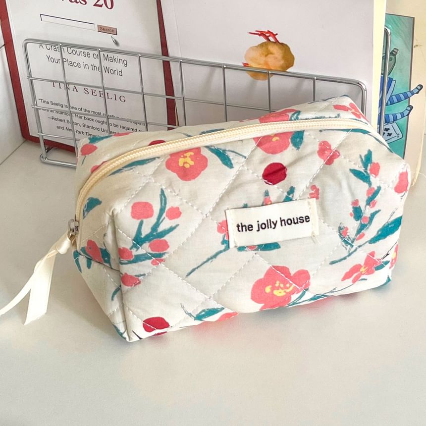 Floral Fabric Makeup Bag / Clutch / Pencil Case (Various Designs) SpreePicky