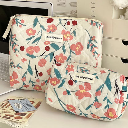 Floral Fabric Makeup Bag / Clutch / Pencil Case (Various Designs) SpreePicky