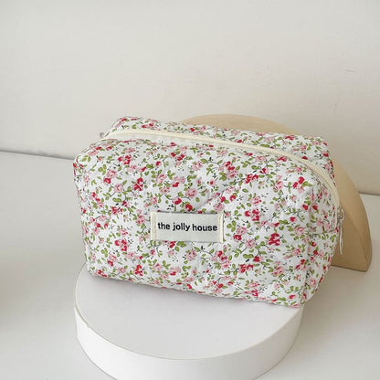 Floral Fabric Makeup Bag / Pencil Case SpreePicky