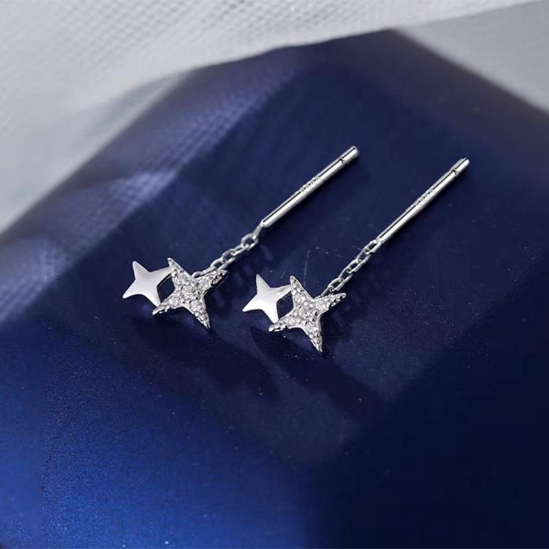 Star Threader Earring / Barbell Earring mySite