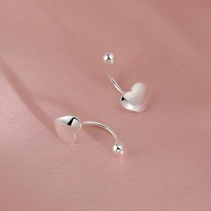 925 Sterling Silver Heart Ear Jacket mySite