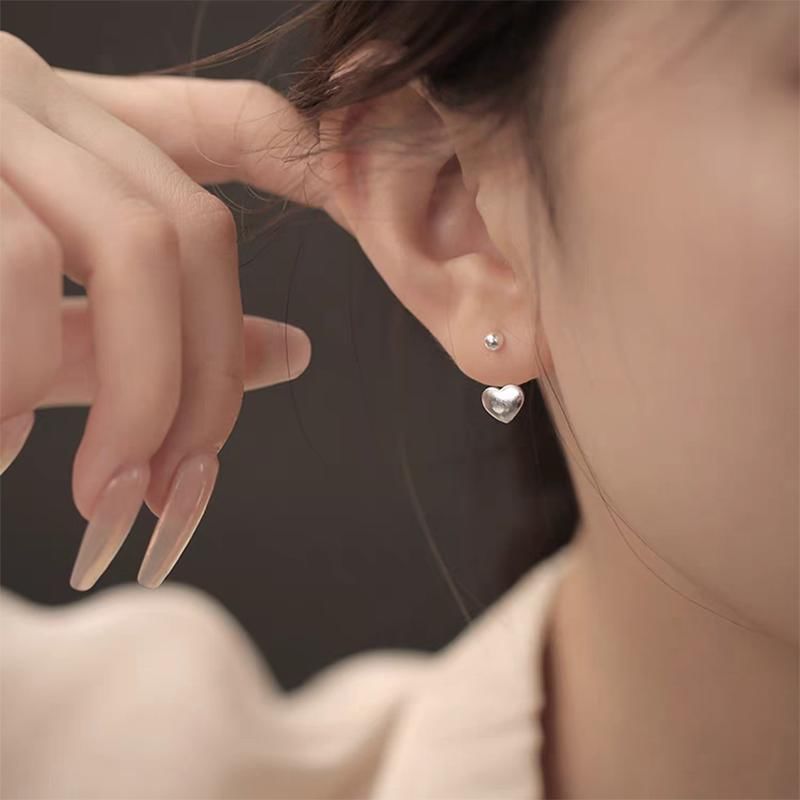 925 Sterling Silver Heart Ear Jacket mySite