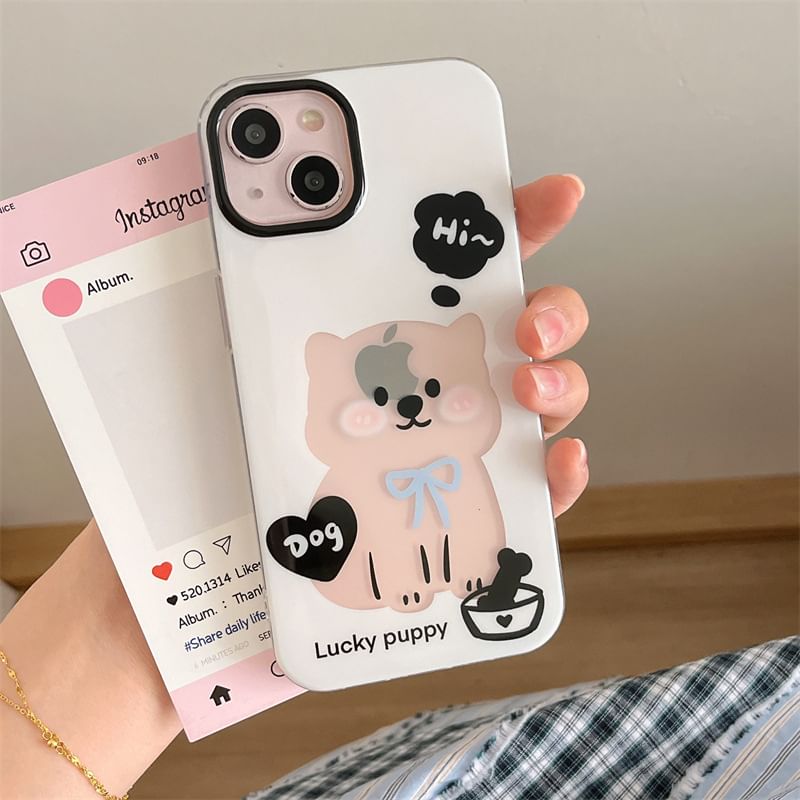 Dog Phone Case / Strap / Set - iPhone 15 Pro Max / 15 Pro / 15 Plus / 15 / 14 Pro Max / 14 Pro / 14 Plus / 14 / 13 Pro Max / 13 Pro / 13 / 13 mini / 12 Pro Max / 12 Pro / 12 / 12 mini / 11 Pro Max / 11 Pro / 11 SpreePicky