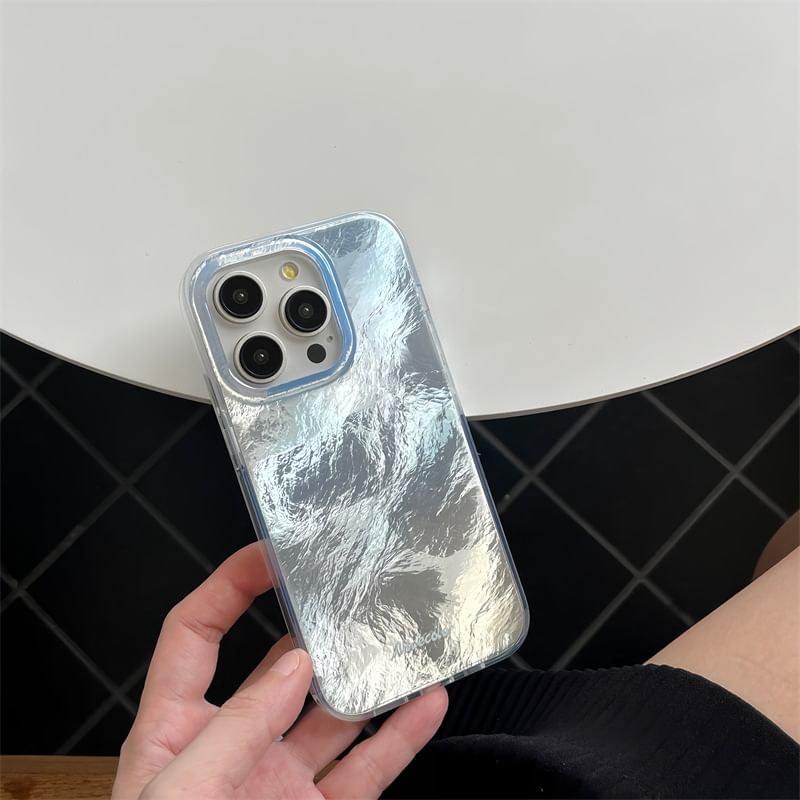 Metallic Phone Case - iPhone 15 Pro Max / 15 Pro / 15 Plus / 15 / 14 Pro Max / 14 Pro / 14 Plus / 14 / 13 Pro Max / 13 Pro / 13 / 13 mini / 12 Pro Max / 12 Pro / 12 / 12 mini / 11 Pro Max / 11 Pro / 11 SpreePicky