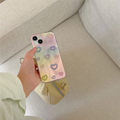 Heart Phone Case - iPhone 15 Pro Max / 15 Pro / 15 Plus / 15 / 14 Pro Max / 14 Pro / 14 Plus / 14 / 13 Pro Max / 13 Pro / 13 / 13 mini / 12 Pro Max / 12 Pro / 12 / 12 mini / 11 Pro Max / 11 Pro / 11 SpreePicky