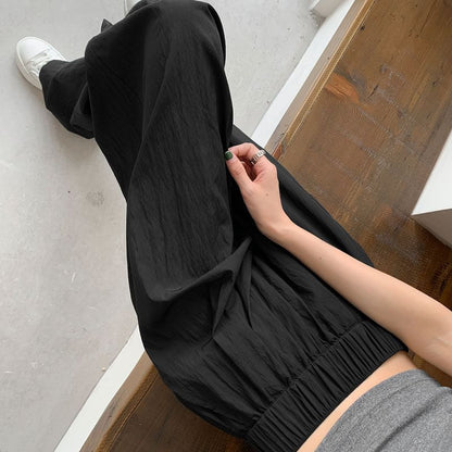 High Rise Plain Straight Leg Pants SpreePicky