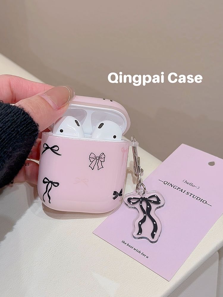 Bow AirPods / Pro Earphone Case Skin / Charm / Set SpreePicky