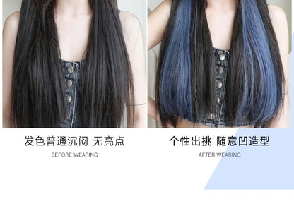 Colored Straight Hair Fringe SpreePicky