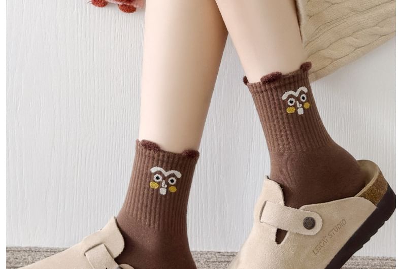 Cartoon Print Socks Set SpreePicky