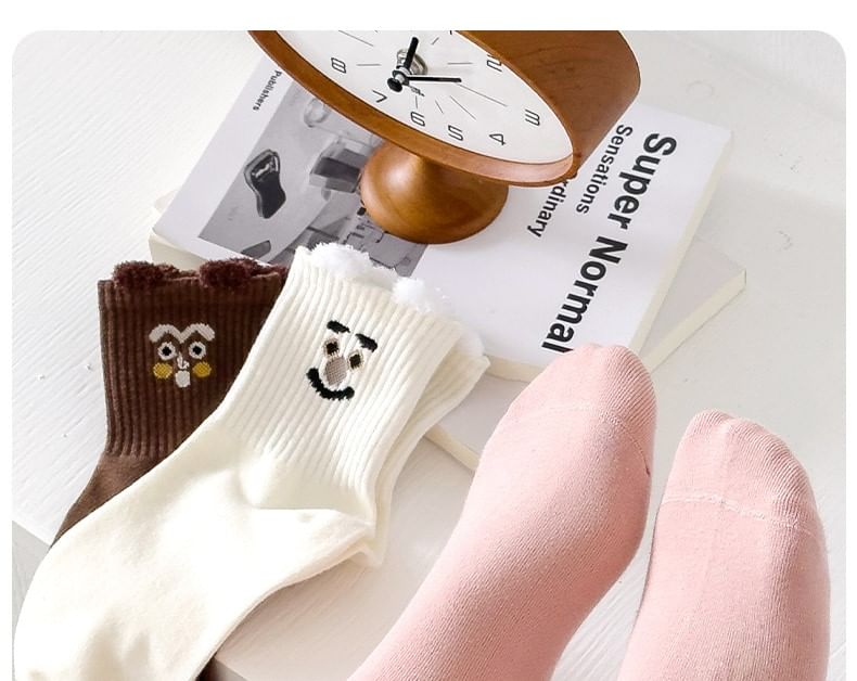 Cartoon Print Socks Set SpreePicky